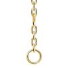 Sterling Silver 3 Ring Lariat Necklace - Adjustable Chain Necklace