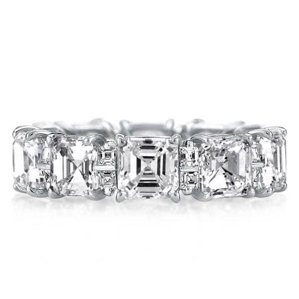 925 Sterling Silver Triple Row Eternity Stackable Wedding Ring Set