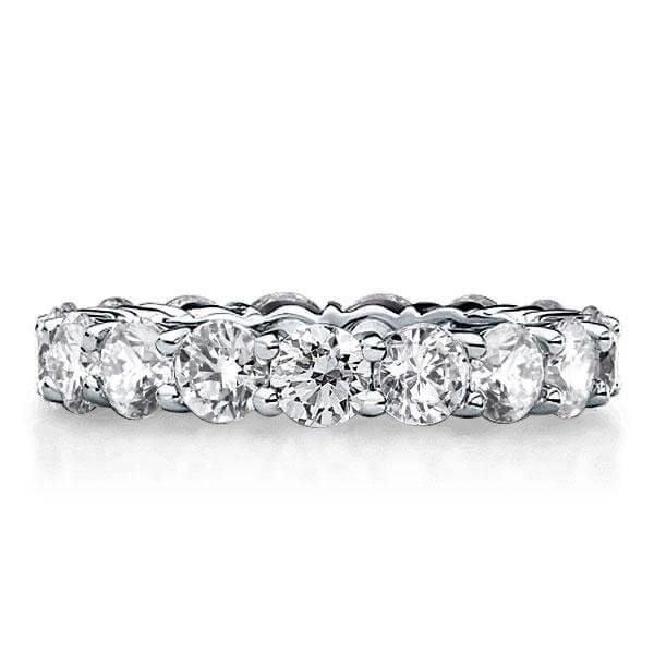 925 Sterling Silver Triple Row Eternity Stackable Wedding Ring Set