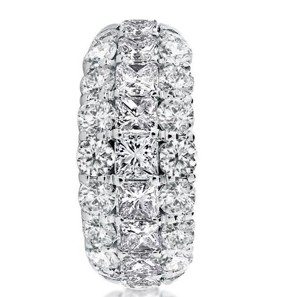 Sterling Silver Functional Wedding Band - 15.13 CT. TW.
