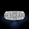 Sterling Silver Functional Wedding Band - 15.13 CT. TW.