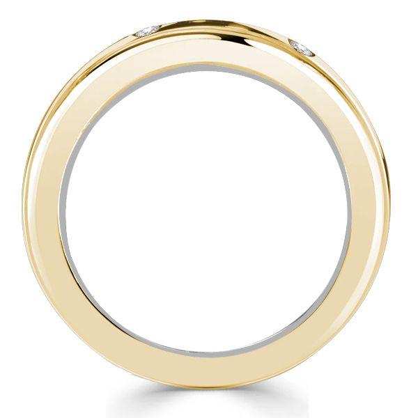 Double Band White Sapphire Ring - 925 Sterling Silver Anniversary Band