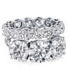 Sterling Silver Bridal Ring Set - 14.37 CTW Cubic Zirconia - Affordable & Elegant