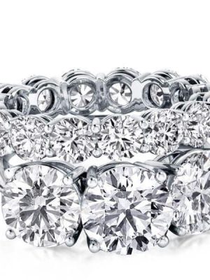 Sterling Silver Bridal Ring Set - 14.37 CTW Cubic Zirconia - Affordable & Elegant