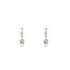 18k Gold Plated Sterling Silver Pear Cut Fashion Necklace and Earring Jewelry Set