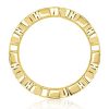 Vintage Round White Sapphire Eternity Wedding Band for Women in Sterling Silver