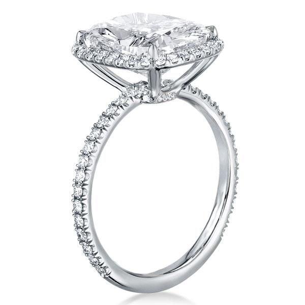 Contemporary 12MM Wide Wedding Ring in Rhodium Plated Sterling Silver
