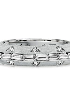 Baguette Eternity Wedding Band - 925 Sterling Silver Channel Setting - 1.79 CT TW