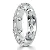 Baguette Eternity Wedding Band - 925 Sterling Silver Channel Setting - 1.79 CT TW