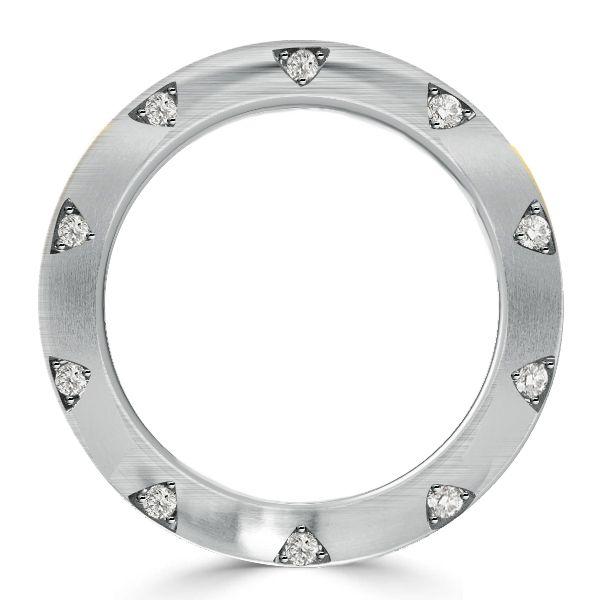 Baguette Eternity Wedding Band - 925 Sterling Silver Channel Setting - 1.79 CT TW