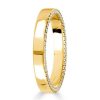 Pave White Sapphire Wedding Band - Sterling Silver Anniversary Ring for Women
