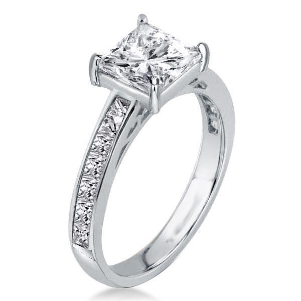 Classic White Sapphire Bridal Set Under 0 - 925 Sterling Silver Wedding Rings
