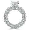 Cushion Cut Engagement Ring 6.50 CT. Center Stone 925 Sterling Silver