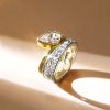 Pear Cut Two-Tone Engagement Ring Set - Sterling Silver Bridal Set