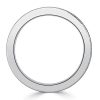 Art Deco Blue Sapphire Vintage Wedding Band in 925 Sterling Silver