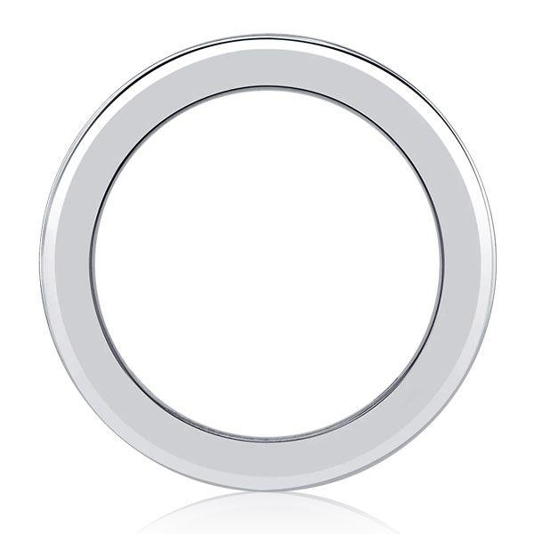 Oval Aquamarine Ring - 925 Sterling Silver Multi-Row Wedding Band for Women