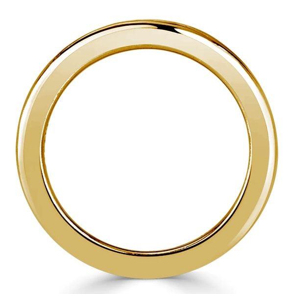 Wide Flush Setting Eternity Wedding Band for Women in 925 Sterling Silver