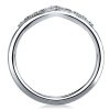 Milgrain Chevron Wedding Band Ring in 925 Sterling Silver with 1.95 CT. TW.