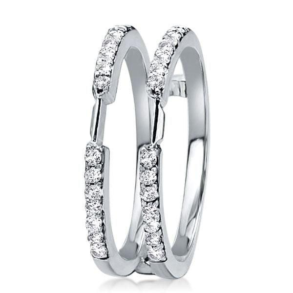 Classic 925 Sterling Silver Bridal Ring Set with 2.00 CT Center Stone