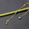 18K Gold Plated Sterling Silver Round Cut Pendant Necklace for Women