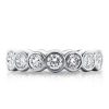 Stacked Eternity Wedding Band in 925 Sterling Silver with High-Carat Stones