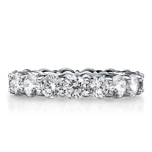 Stacked Eternity Wedding Band in 925 Sterling Silver with High-Carat Stones