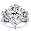 7.83 CT. TW. Six Stone Solitaire Bridal Set in Rhodium-Plated Sterling Silver