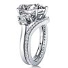 7.83 CT. TW. Six Stone Solitaire Bridal Set in Rhodium-Plated Sterling Silver
