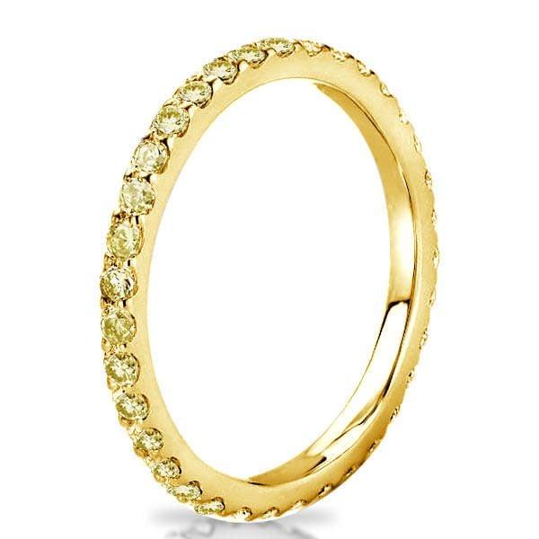 Two-Tone Stackable Band Set with Round & Marquise Cut Stones, 5.89 CT. TW.