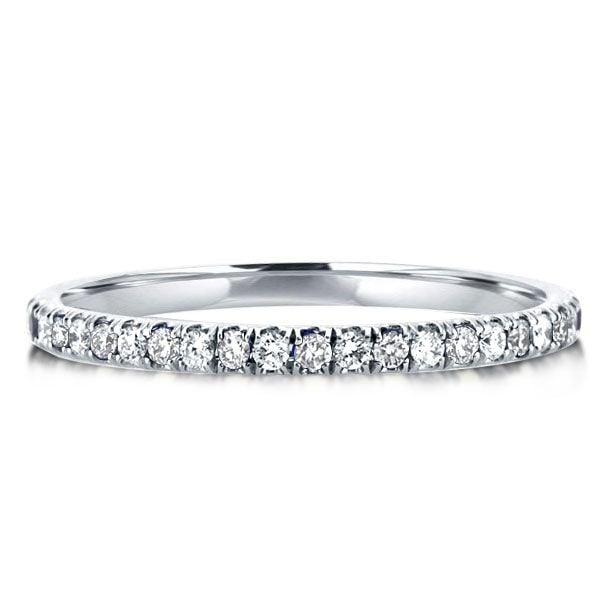 Two-Tone Stackable Band Set with Round & Marquise Cut Stones, 5.89 CT. TW.