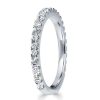 Two-Tone Stackable Band Set with Round & Marquise Cut Stones, 5.89 CT. TW.