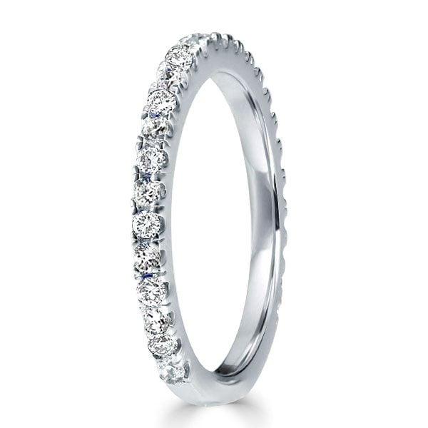 Two-Tone Stackable Band Set with Round & Marquise Cut Stones, 5.89 CT. TW.