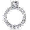 White Sapphire Eternity Band - Sterling Silver Round Ring (3.0 CT)
