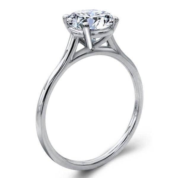 Emerald Solitaire Bridal Set in 925 Sterling Silver with White Sapphire Accents