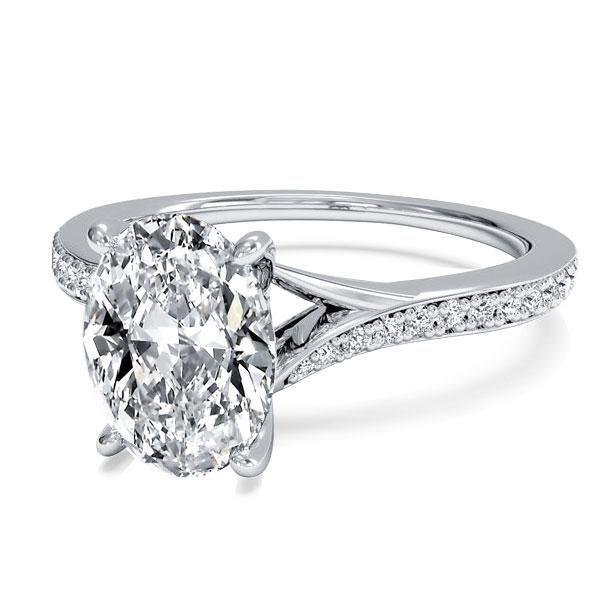 Sapphire Bypass Ring - Sterling Silver, Simulated Gemstone, Elegant Design