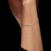 Personalized Infinity Bracelet with Date - Sterling Silver