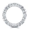 Eternity White Sapphire Wedding Band - 925 Sterling Silver Affordable Ring