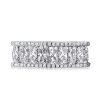 Eternity Created White Sapphire Wedding Band in 925 Sterling Silver