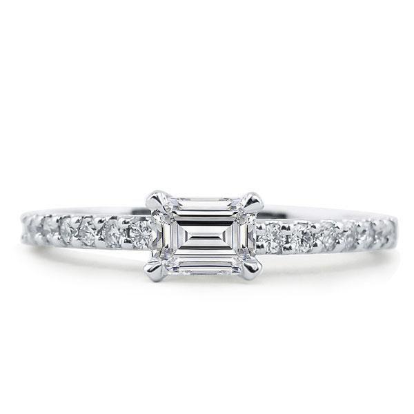 Emerald, Asscher & Baguette Black Sterling Silver Stackable Band Set - 7.17 CT TW