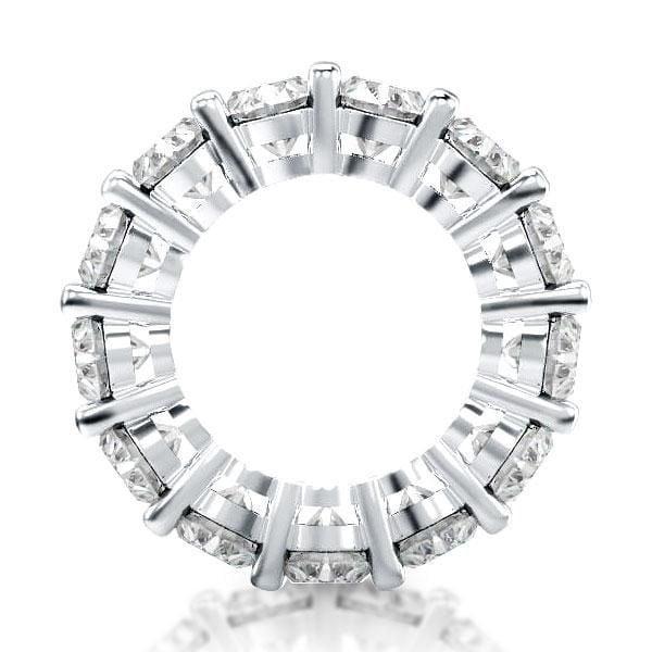 Cushion and Round Cut White Sapphire Bridal Set in Rhodium Plated Sterling Silver