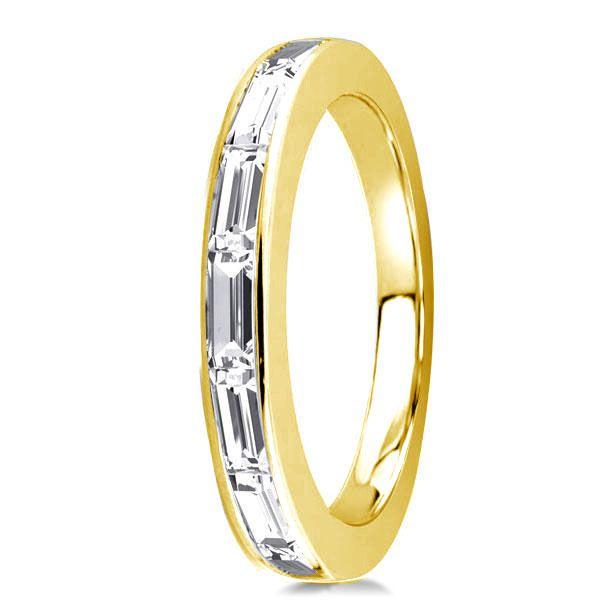 Sterling Silver Bridal Ring Set - 18K Gold Plated, 5 Carat Center Stone