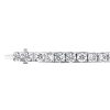 Round Cut Classic Tennis Bracelet in Rhodium-Plated Sterling Silver (23.52 CT. TW)