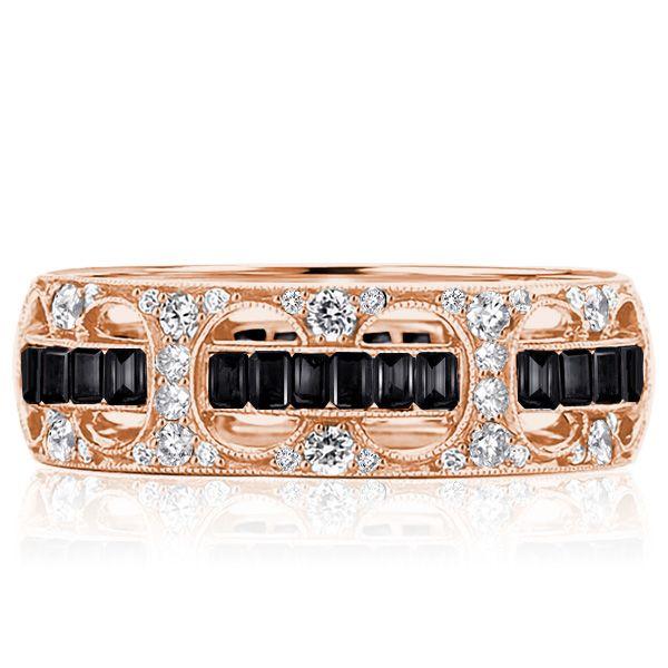 Black Rope Wedding Band - Unique Sterling Silver Ring for Men & Women