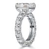 Eternity Emerald Cut 5.00 CT. TW. Solitaire Engagement Ring - 925 Sterling Silver