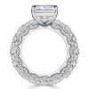 Eternity Emerald Cut 5.00 CT. TW. Solitaire Engagement Ring - 925 Sterling Silver