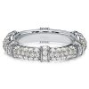 1.20 CT. TW. Round Cut Paved Eternity Band in Sterling Silver - Anniversary & Wedding Ring