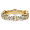 1.20 CT. TW. Round Cut Paved Eternity Band in Sterling Silver - Anniversary & Wedding Ring