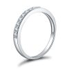 Sterling Silver Engagement Ring Set - 1.55 CT Simulated Diamond Bridal Rings