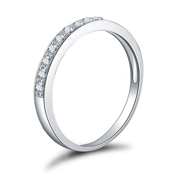 Sterling Silver Engagement Ring Set - 1.55 CT Simulated Diamond Bridal Rings