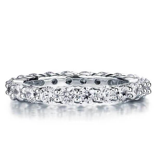 Emerald Cut Blue Topaz Bridal Ring Set in Rhodium Plated 925 Sterling Silver